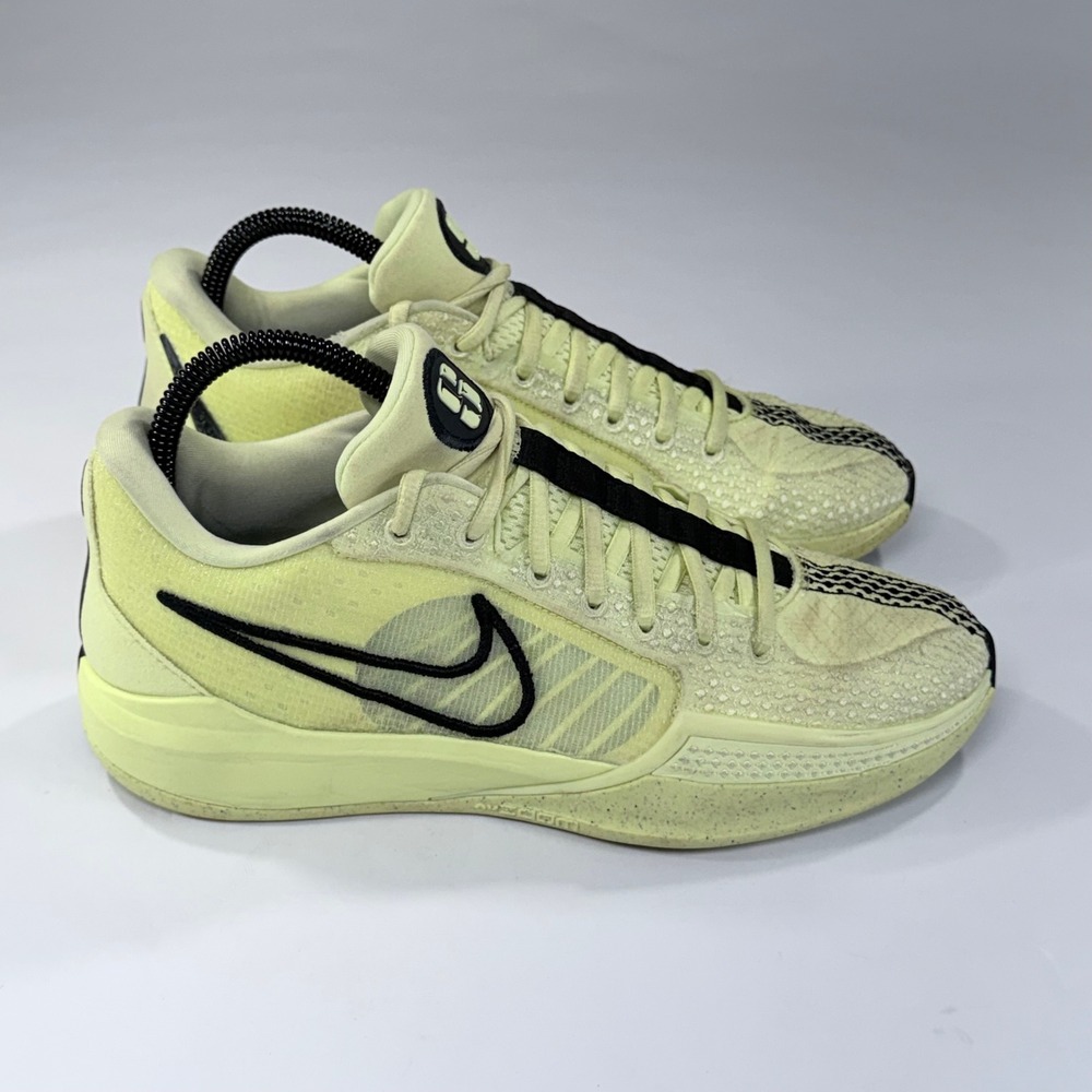 Nike Sabrina 1 Exclamation Basketball Shoes Womens 8 Yellow Black FQ3381-303